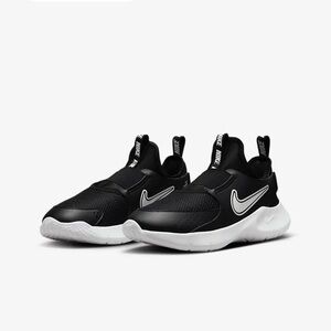 Nike Kids Flex Runner 3 Black and White Shoes